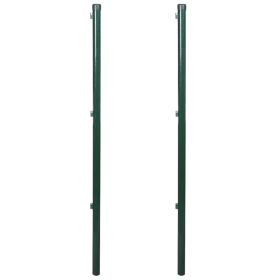 vidaXL Fence Posts 2 pcs 115 cm