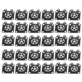 30Pcs/Set Carburetor Diaphragm Gasket Chainsaw Accessory for ZAMA 2500/3800/4500/5200/5800