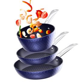 Frying Pan Non-Stick 3 Piece Set