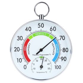 Indoor Thermometer Hygrometer Wall Hanging Temperature Humidity Meter for Home Warehouse Office