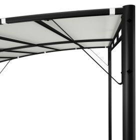 vidaXL Garden Sunshade Awning 118.1"x118.1"x100.4" Cream