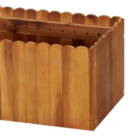 vidaXL Garden Raised Bed 200x30x25 cm Solid Acacia Wood