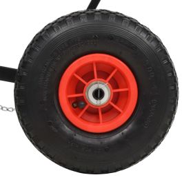 vidaXL Manual Snowplough with Wheels 39.4"x17.3"