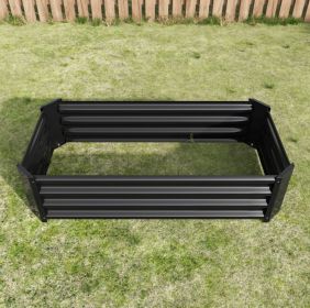 Metal Raised Garden Bed 4x2x1ft For Flowers, Vegetables - Veezy