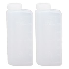 2PCS 600ML 2 Stroke Oil Petrol Fuel Mix Bottle Professional Oil Mixing Bottle Container for Chainsaw Ironing Machine