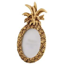 Pineapple 3.5x5 Picture Frame Vintage Gold Photo Frame Resin Photo Frame Tabletop Display Home Decorative Ornaments