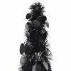 Pop-up Artificial Christmas Tree Black 5 ft PET