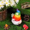 Garden Rainbow Gnome Resin Statue