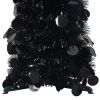 Pop-up Artificial Christmas Tree Black 5 ft PET