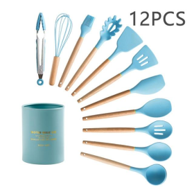 Kitchen Spoon and Shovel Kit (Option: Blue Set)