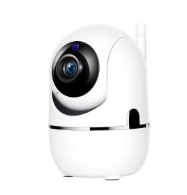 WiFi wireless CCTV IP camera home security monitor (Option: White UK)