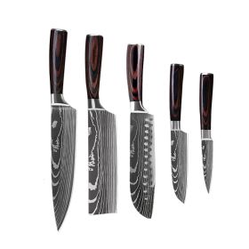 6 Piece 8 Piece and 10 Piece Set Knifes (Option: 5piece set)