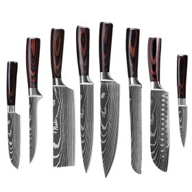 6 Piece 8 Piece and 10 Piece Set Knifes (Option: 8piece set)