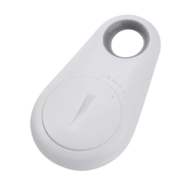 Water Drop Bluetooth-compatible Anti Lost Object Finder (Option: White Opp)