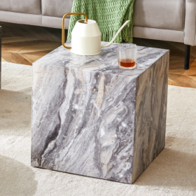 Elevate Your Living Space With This Modern MDF Coffee Table (Color: Grey)