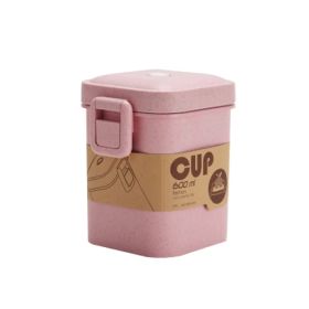 Microwave Oven Light Lunch Box (Option: Pink soup)