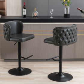 Swivel Barstools (Option: Dark Gray)