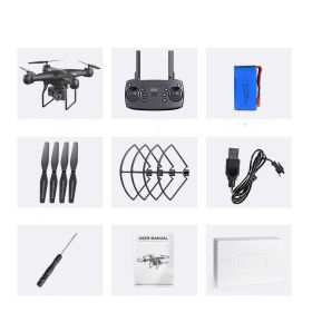 Four-axis remote control drone (Option: Black 500000 cameras)