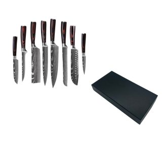 6 Piece 8 Piece and 10 Piece Set Knifes (Option: Gift box of 8piece set)