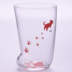 Creative Cute Paws Glass (Option: Dog)